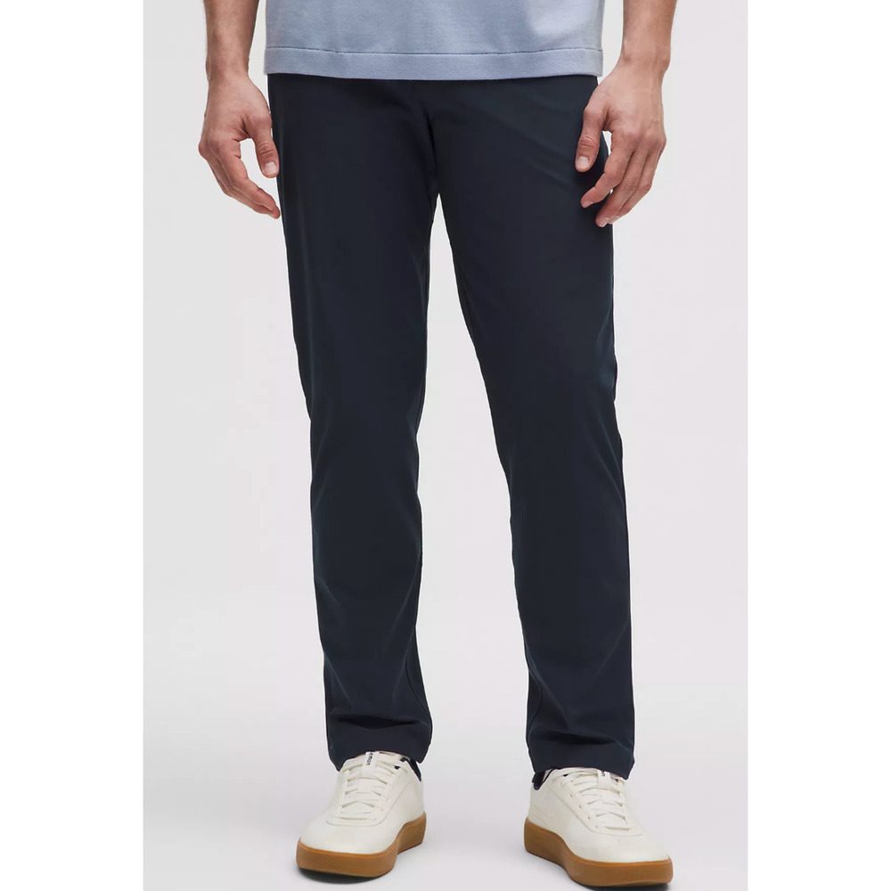 Lululemon ABC Classic Fit Pant Men's Size 38 Warpstreme Navy Blue